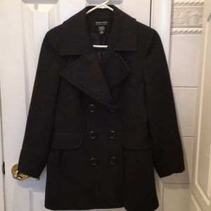 Double breasted peacoat